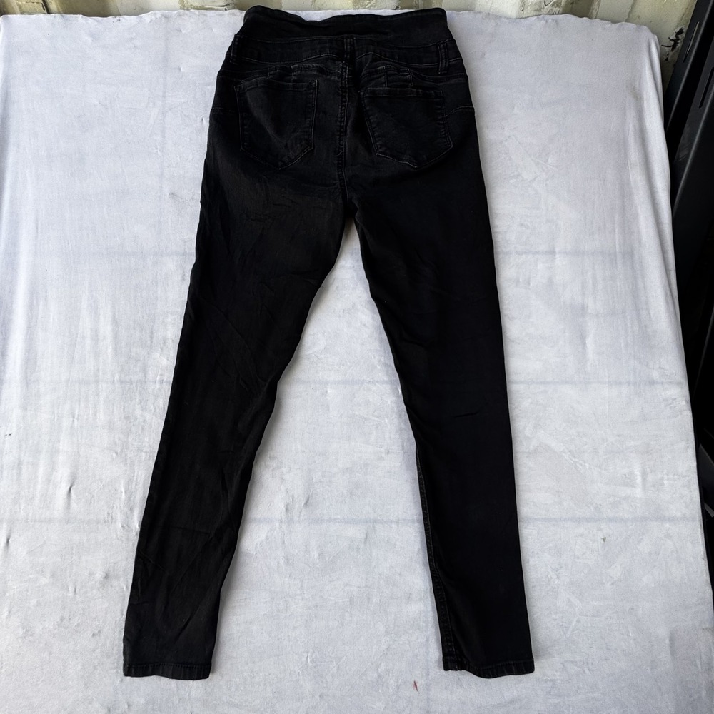 Wax Jeans But I Love You Womens 11 Black Denim Streetwear Everyday Wear Skinny
